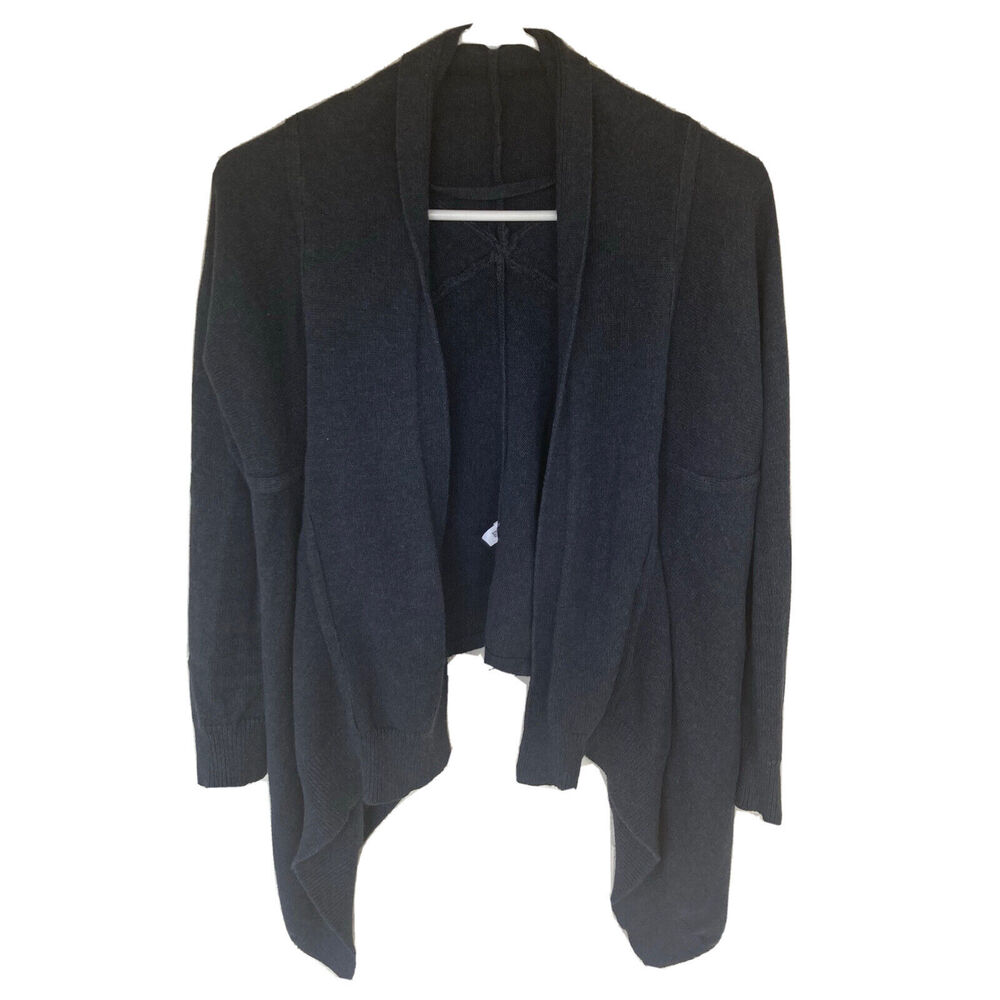 Gap Cardigan Sz XS Blue Chunky Knit Casual Open Front Waterfall Womens Career